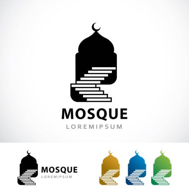 Basit Cami Logosu Tasarım Şablonu