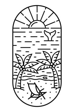 Güzel sahil manzarası sanat çizelgesi