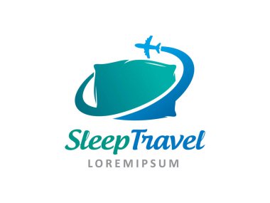 Yastık logosu sembolü veya simge şablonu