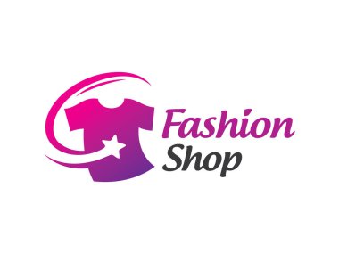 Moda logo sembolü veya simge şablonu