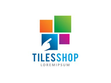Döşeme dükkanı logo sembolü veya simge şablonu