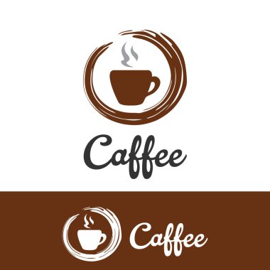 Coffee Logo Template Design Vector, Emblem, Design Concept, Creative Symbol, Icon
