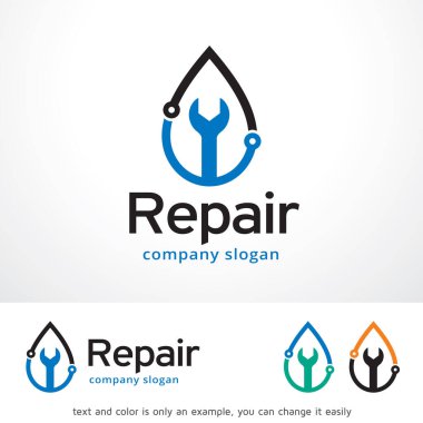 Repair Logo Template Design Vector, Emblem, Design Concept, Creative Symbol, Icon