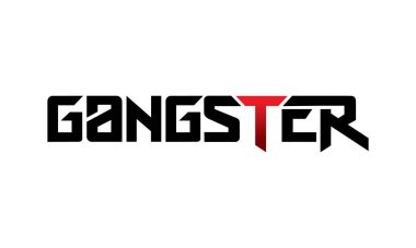harf gangster tasarım vektör sembolü