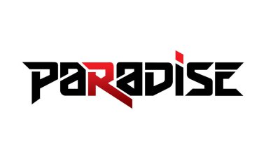 harf cennet tasarımı vektör sembolü