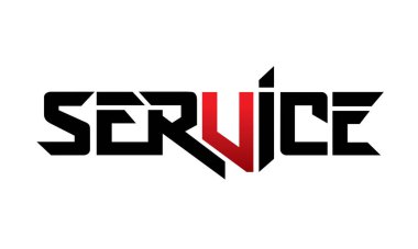 harf servis tasarım vektörü sembolü