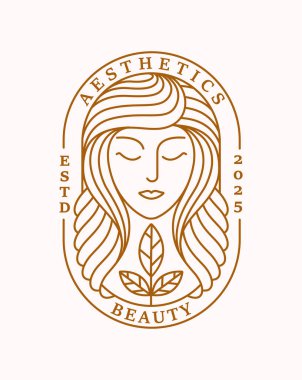 Oval rozetli doğal güzellik çizgisi