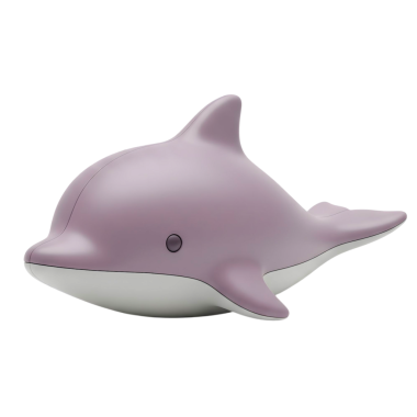 Minimalist 3D sevimli yunus neşeli ve eğlenceli tasarım