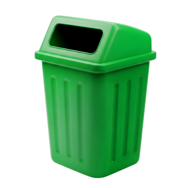 Çöp tenekesi 3D minimalist yumuşak ve pürüzsüz görüntüleyici