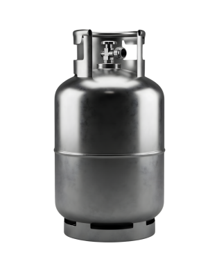 Gaz Silindiri Minimalist 3D Yumuşak ve Pürüzsüz Hazırlama