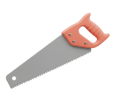 El Testere Minimalist 3D Yumuşak ve Yumuşak Hazırlama