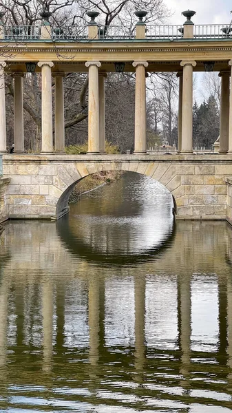 Ancient castle over the pond
