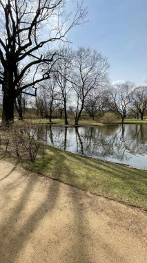 Parktaki güzel göl