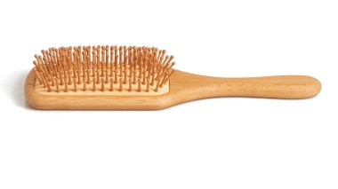 Yeni ahşap saç fırçaları, kan dolaşımını ve saç bakımını desteklemek için kafa derisine masaj yapar..