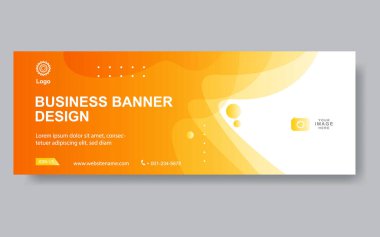 Vektör tasarım web pankartı şablonu. Web Tasarım Elementleri - Başlık Tasarımı. Gri arkaplan üzerine soyut geometrik web afişi şablonu. Modern pankart.