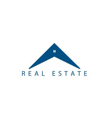 Ev logosu tasarımı şablonu modern.