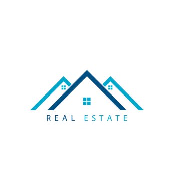 Ev logosu tasarımı şablonu modern.