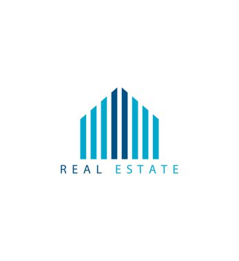 Ev logosu tasarımı şablonu modern.