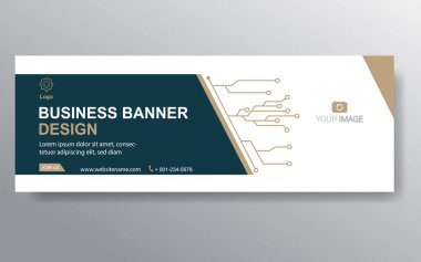 Vektör tasarım web pankartı şablonu. Web Tasarım Elementleri - Başlık Tasarımı. Gri arkaplanda soyut geometrik web afişi şablonu. Modern.