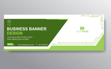 Vektör tasarım web pankartı şablonu. Web Tasarım Elementleri - Başlık Tasarımı. Gri arkaplanda soyut geometrik web afişi şablonu. Modern.