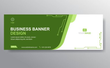 Vektör tasarım web pankartı şablonu. modern pankart.