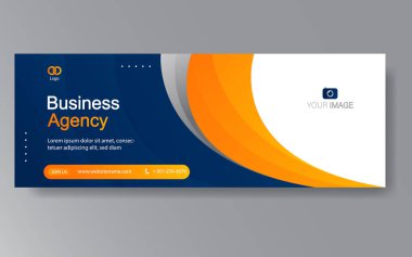 Vektör tasarım web pankartı şablonu. Web Tasarım Elementleri - Başlık Tasarımı. Gri arkaplanda soyut geometrik web afişi şablonu. Modern pankart tasarımı.