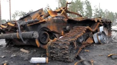 Ukrayna 'daki savaş. Rus tankı havaya uçtu