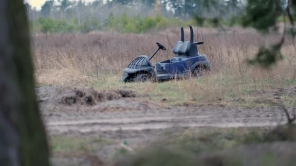 Konsekwencje Wojny Ukrainie Zniszczyły Samochody Irpin Okręg Bucha Wysokiej Jakości — Wideo stockowe
