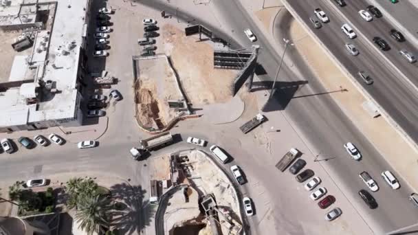 Deze Betoverende Drone Shot Vangt Transformatie Van Riyad Saoedi Arabië — Stockvideo