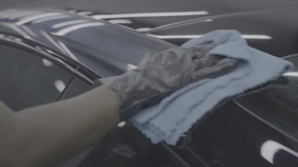 Lavado Autos Vip Pulido Del Coche Pintura Recupera Profundidad Brillo — Vídeos de Stock