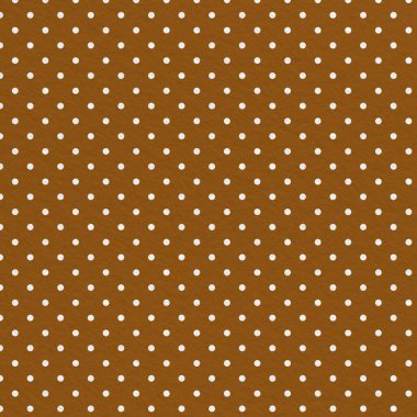 Brown polka dot seamless pattern with vintage paper texture