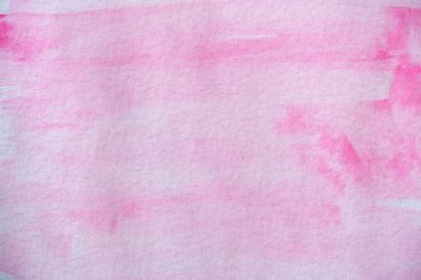 Abstract pink watercolor background, watercolor drawing