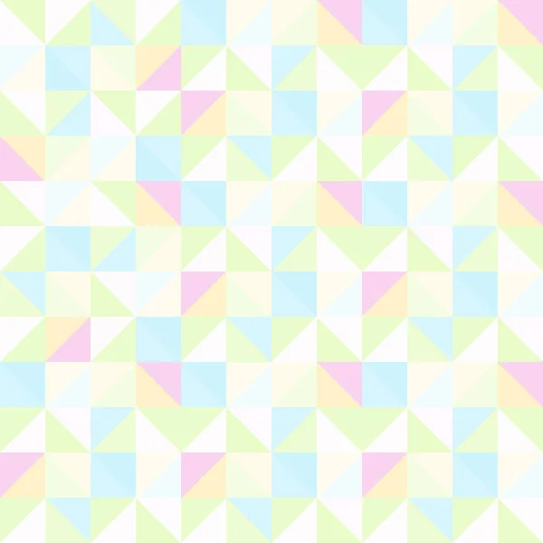 Triangles Seamless Pattern Pastel Spring Easter Colors Yellow Green Blue — Stock Photo, Image