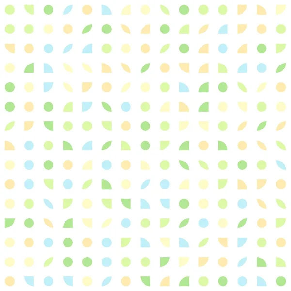 Geometrie Vormen Naadloos Patroon Van Pastel Lente Pasen Kleuren Geel — Stockfoto