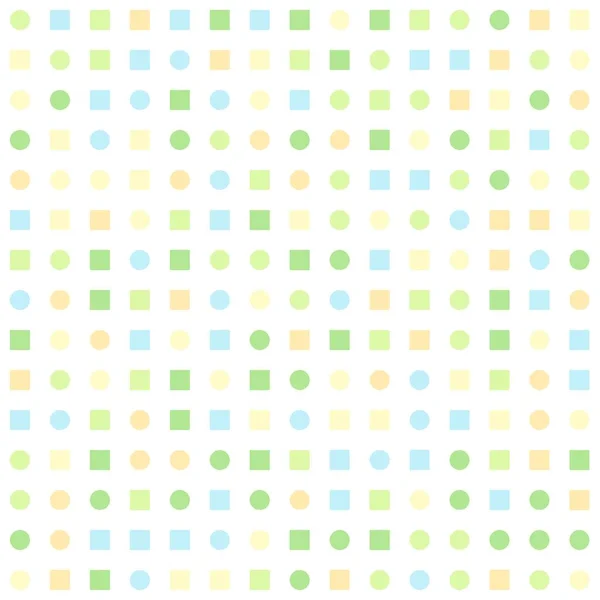Geometry Shapes Seamless Pattern Pastel Spring Easter Colors Yellow Green — Stock Photo, Image