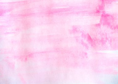 Abstract pink watercolor background, watercolor drawing