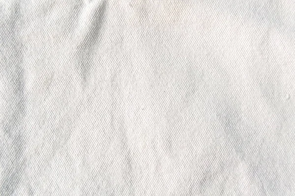 Natuurlijke Witte Canvas Linnen Textuur Achtergrond — Stockfoto