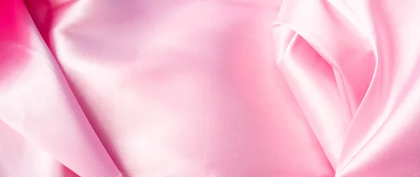 Abstract Background Luxury Pastel Pink Fabric Folded Textile Liquid Wave — Stock Photo, Image