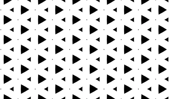 Abstract Geometrical Seamless Mosaic Pattern Contract Black White Colors — Φωτογραφία Αρχείου