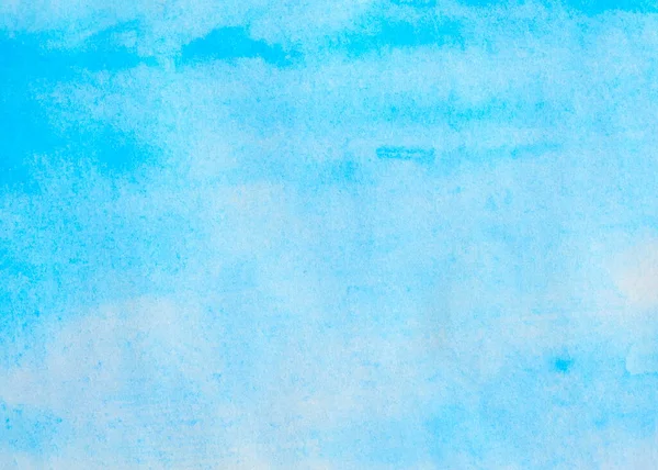 Abstract Blue Watercolor Background Watercolor Drawing — стоковое фото