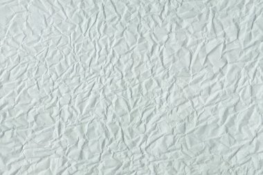 Kırışık kağıt beyaz arkaplan dokusu