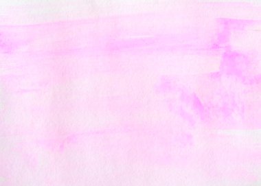 Abstract pink watercolor background, watercolor drawing