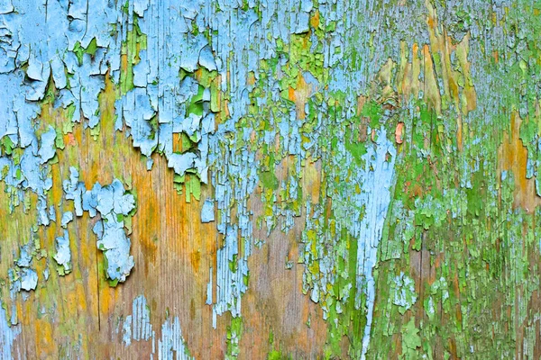 Абстрактный Фон Потрескавшегося Смазанного Краской Старого Дерева — стоковое фото