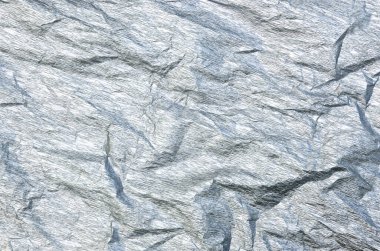Arka plan, gümüş ve altın buruşuk krep kağıt mendil 