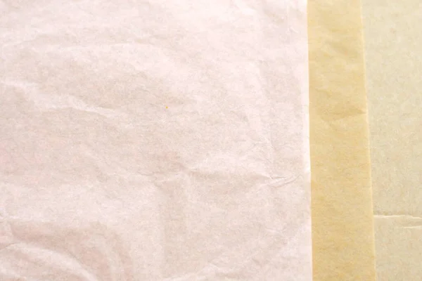 Csomagolás Összegyűrt Papír Textúra Háttér Fehér Elefántcsont — Stock Fotó