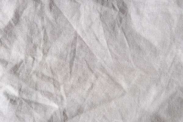 Latar Belakang Tekstur Linen Kanvas Putih Alami — Stok Foto