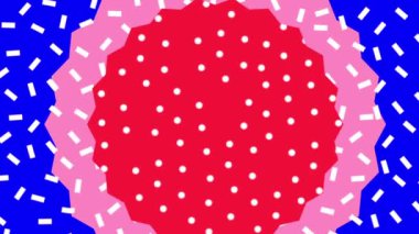 Hareketli geometrik elementler. Sahne, başlıklar, logolar için arka plan. Hareket soyut geometrik arkaplan.