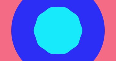Hareketli geometrik elementler. Sahne, başlıklar, logolar için arka plan. Hareket soyut geometrik arkaplan.
