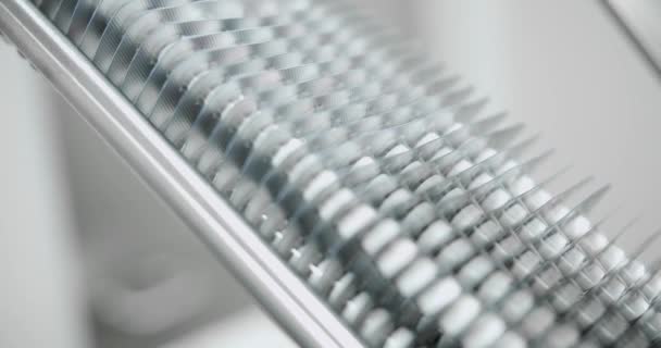 Automatyczna Maszyna Pakowania Blistrów Linia Pakująca Przemyśle Farmaceutycznym Produkcja Farmaceutyczna — Wideo stockowe