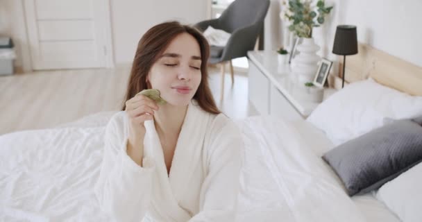 Concepto Cosmética Belleza Natural Cosmetología Cuidado Piel Concepto Atención Domiciliaria — Vídeos de Stock